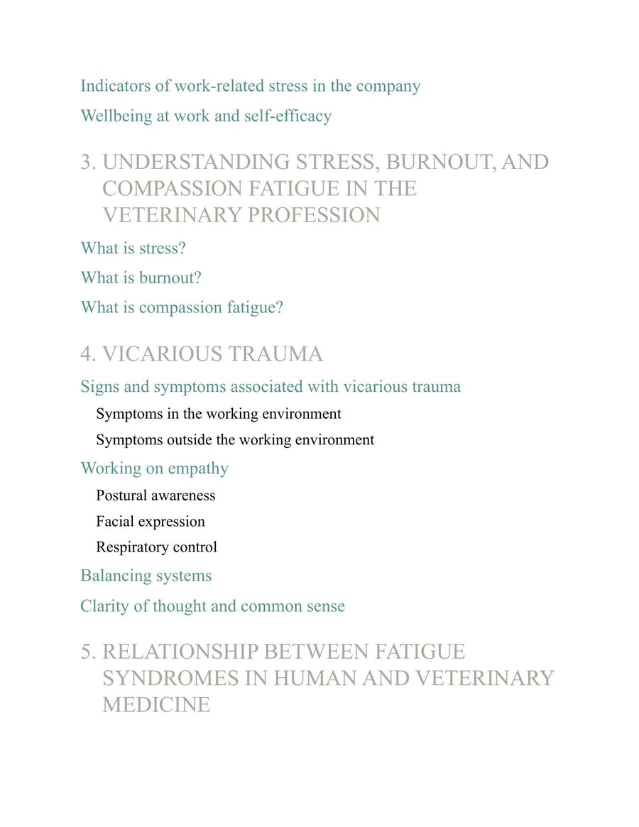 Preview page of Stress Compassion Fatigue and Burnout Handling in Veterinary Practicee