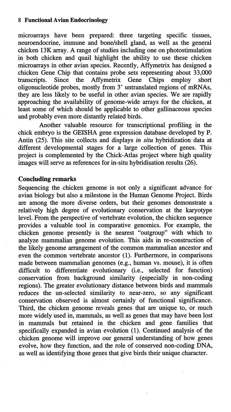 Preview page of Functional Avian Endocrinology