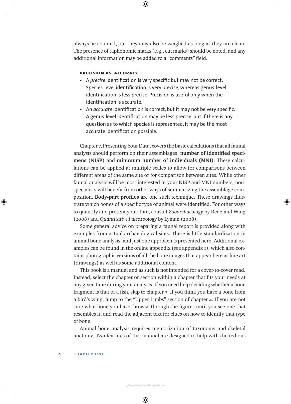 Identifying And Interpreting Animal Bones A Manual