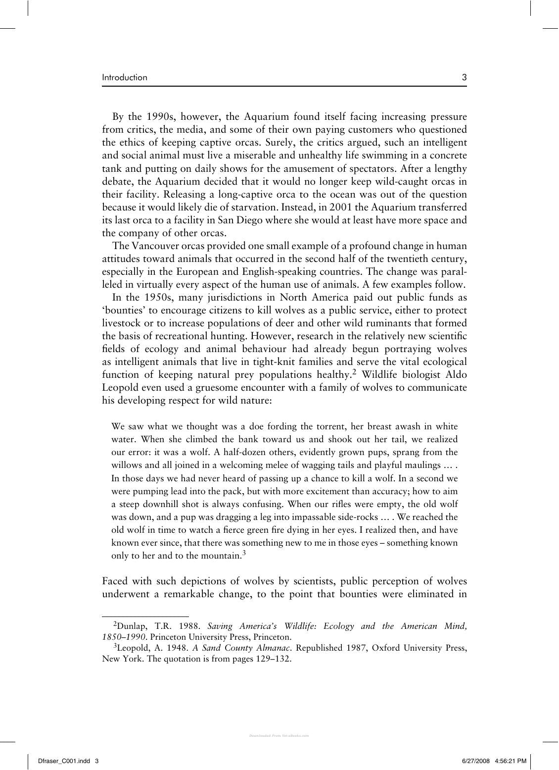 Understanding Animal Welfare The Science In Its Cultural Context