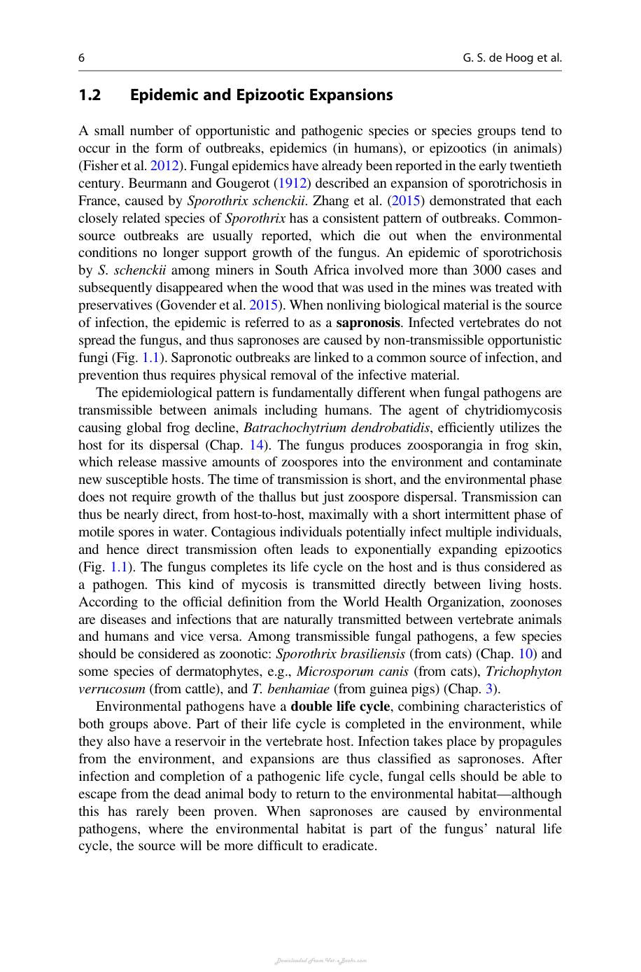 Emerging And Epizootic Fungal Infections In Animals
