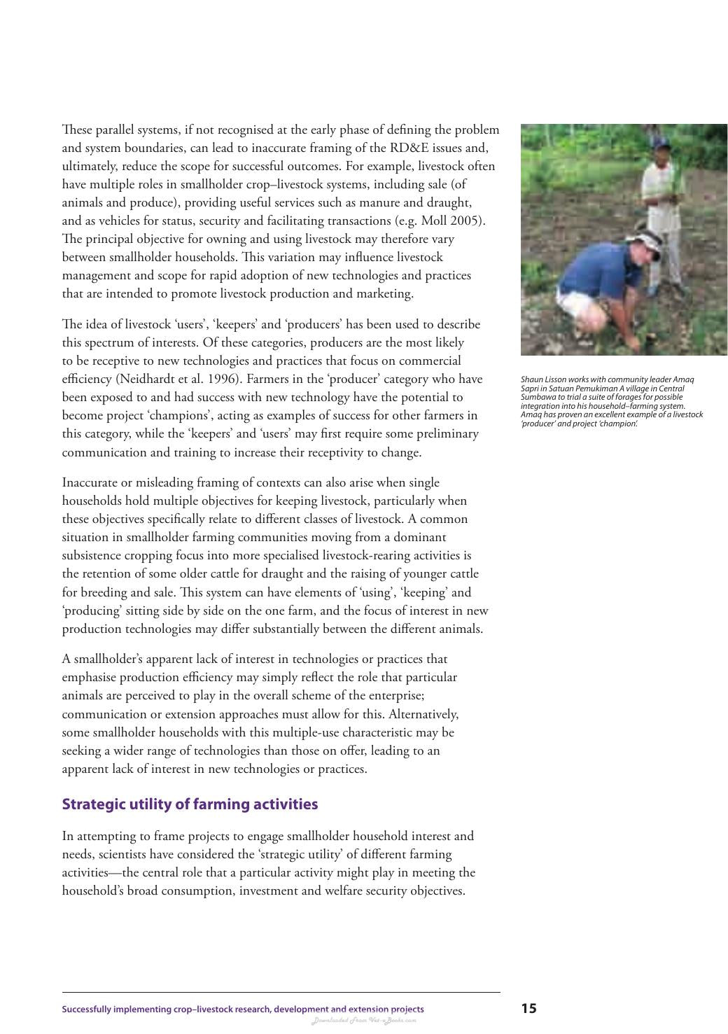 Beef Production In Crop Livestock Systems Simple Approaches For Complex Problems
