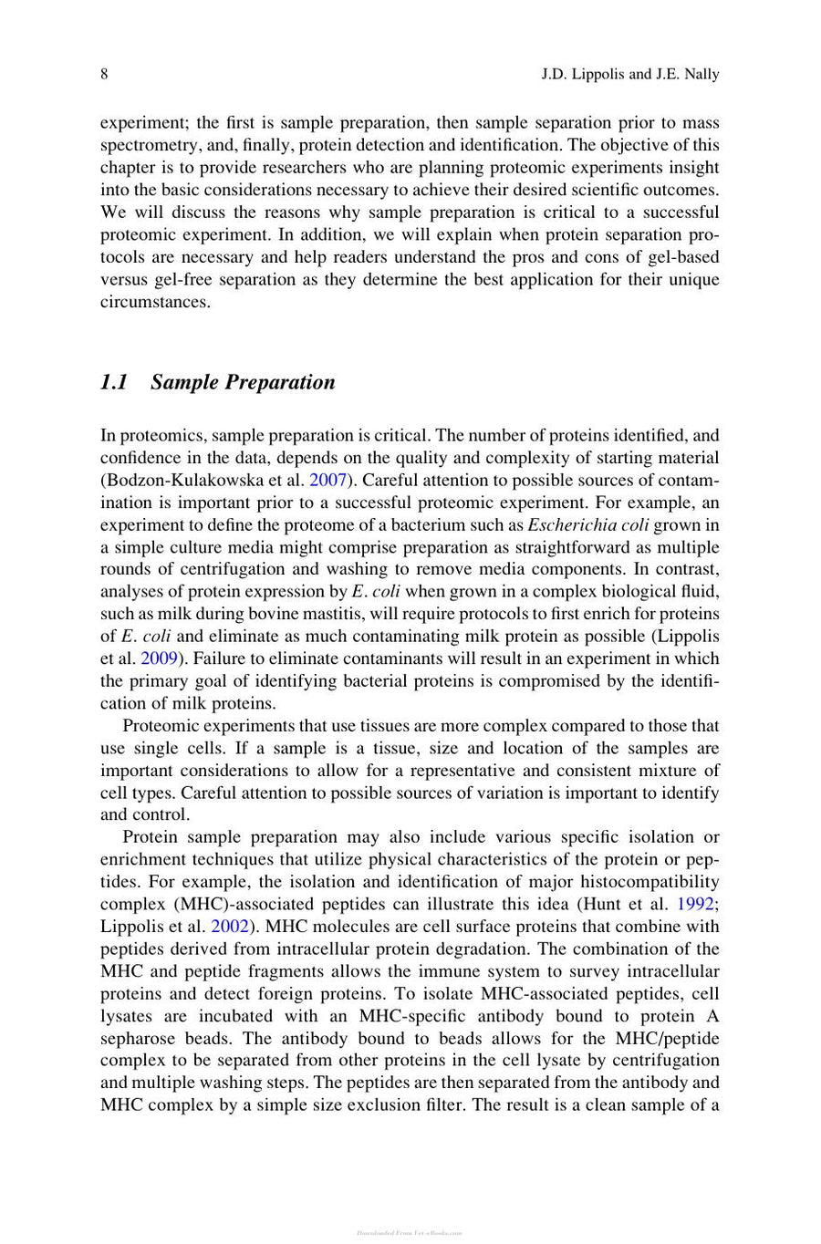 Preview page of Proteomics in Domestic Animals from Farm to Systems Biology