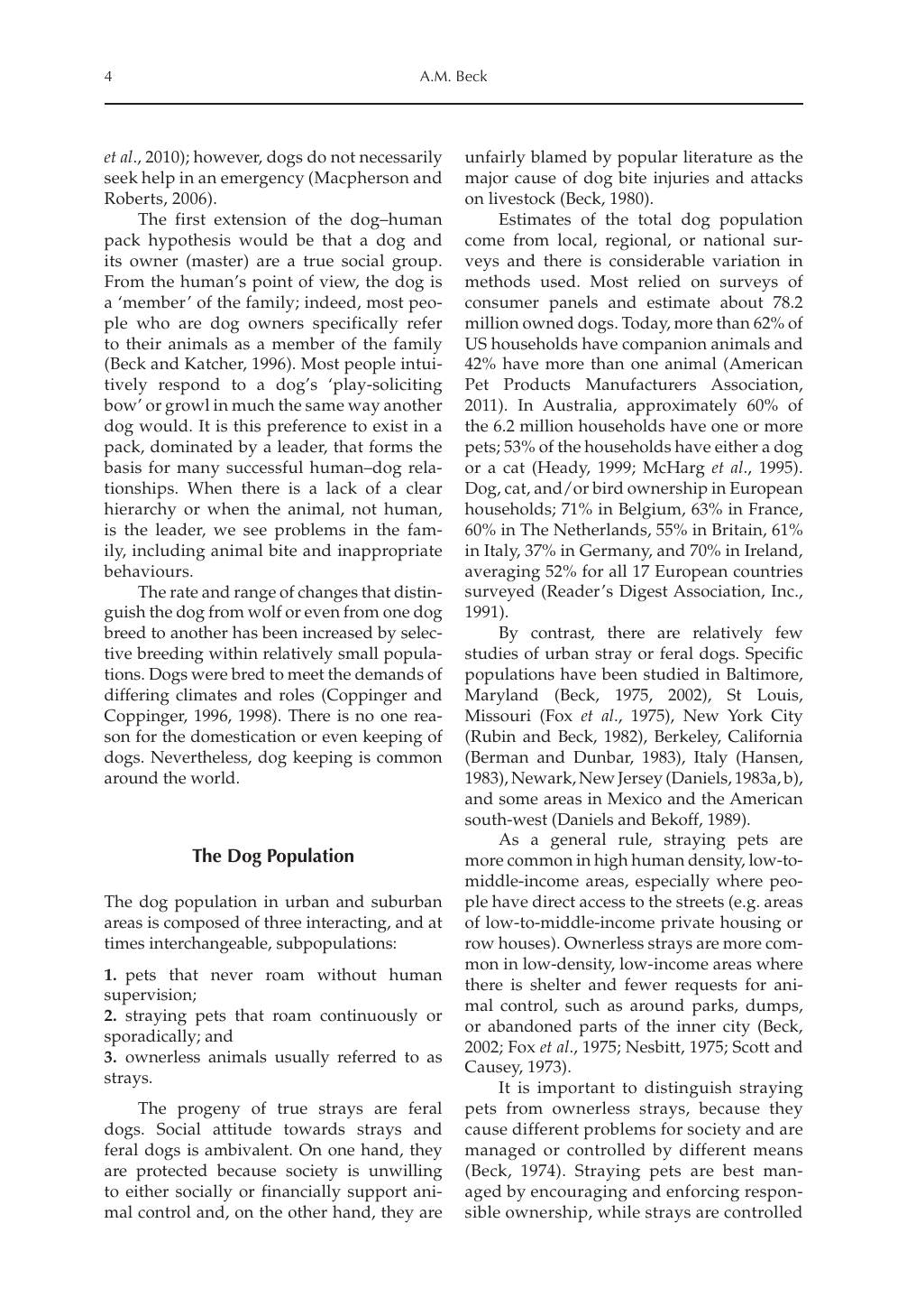 Dogs Zoonoses And Public Health 2Nd Edition
