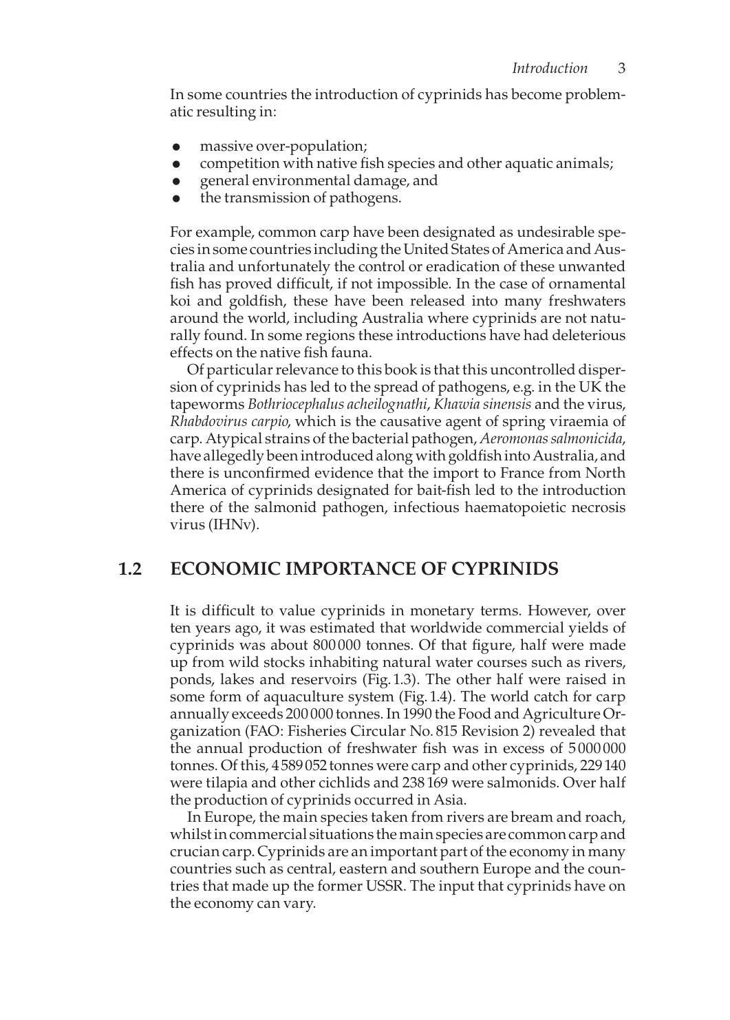 Diseases Of Carp And Other Cyprinid Fishes