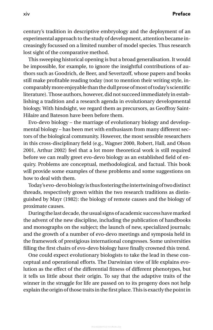 The Development Of Animal Form Ontogeny Morphology And Evolution
