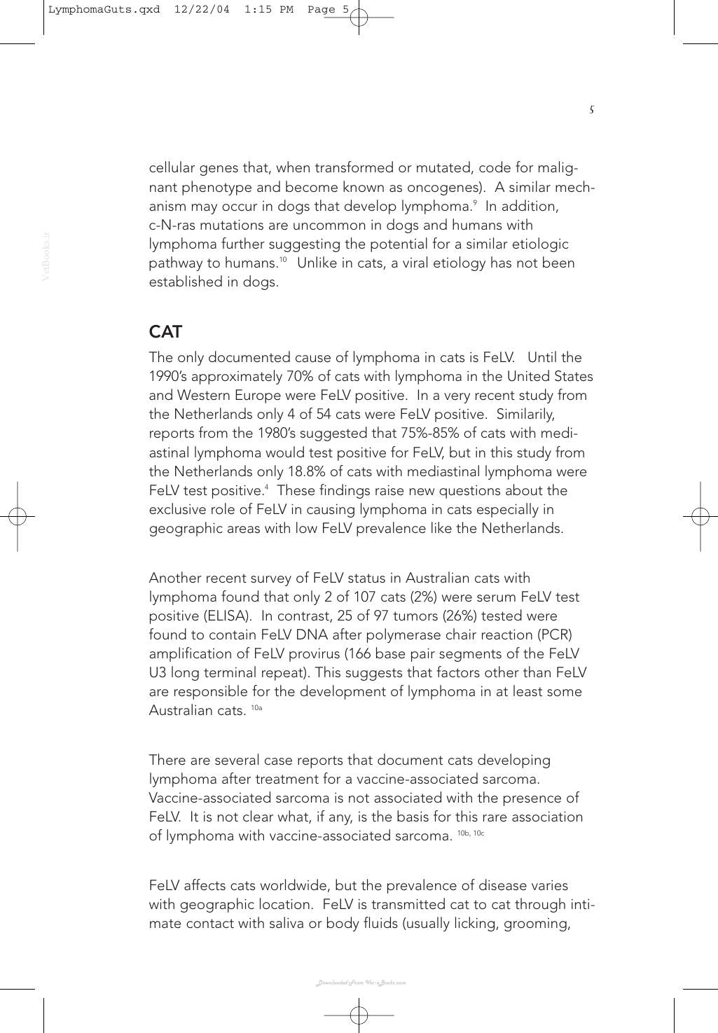 Lymphoma In Dog And Cats