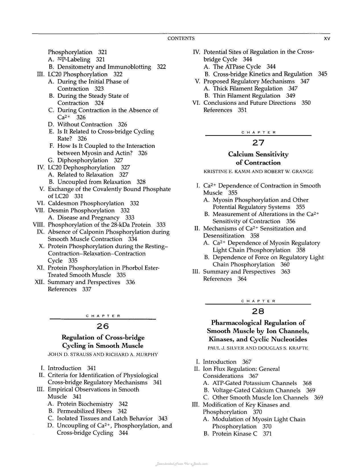 Biochemistry Of Smooth Muscle Contraction