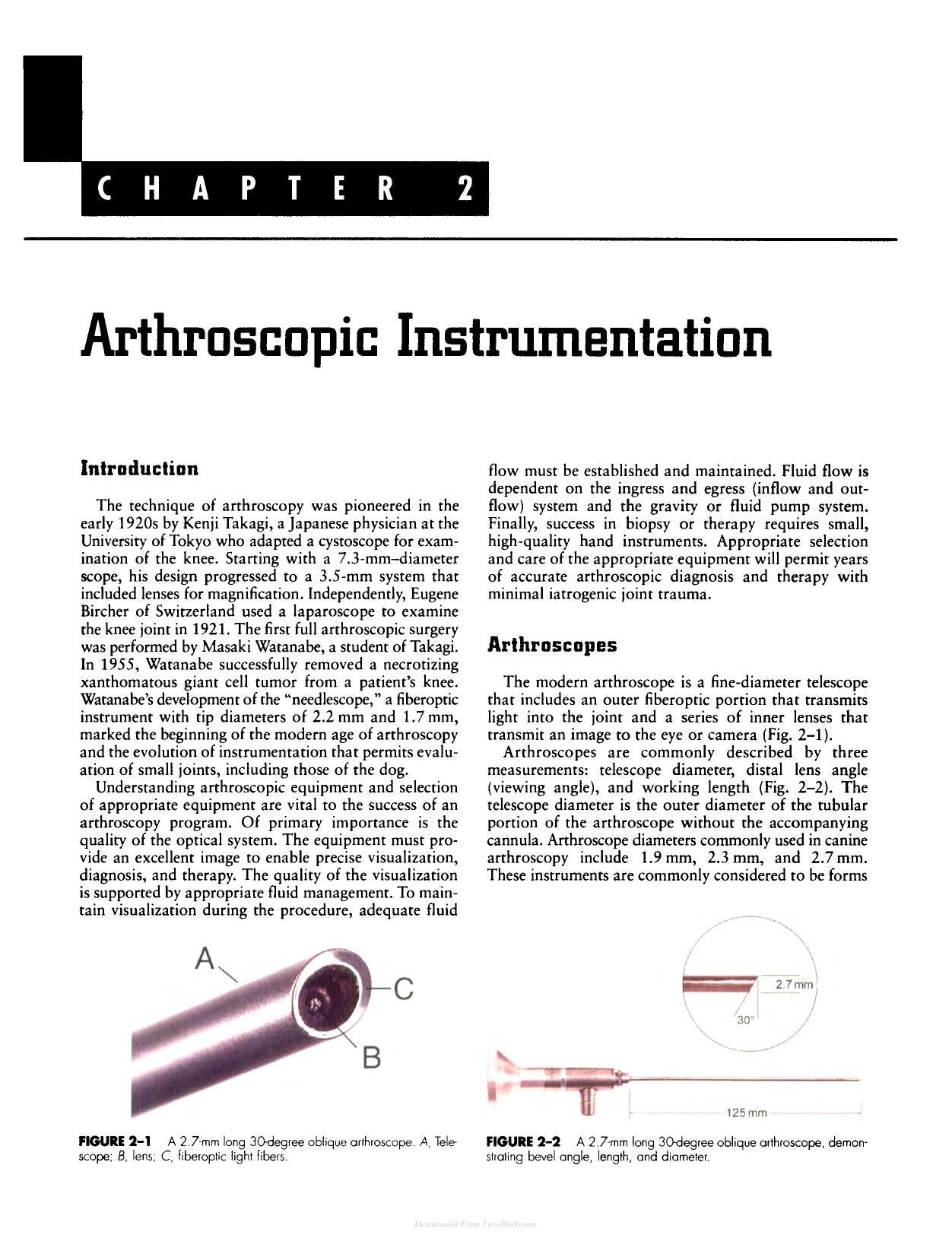 Small Animal Arthroscopy