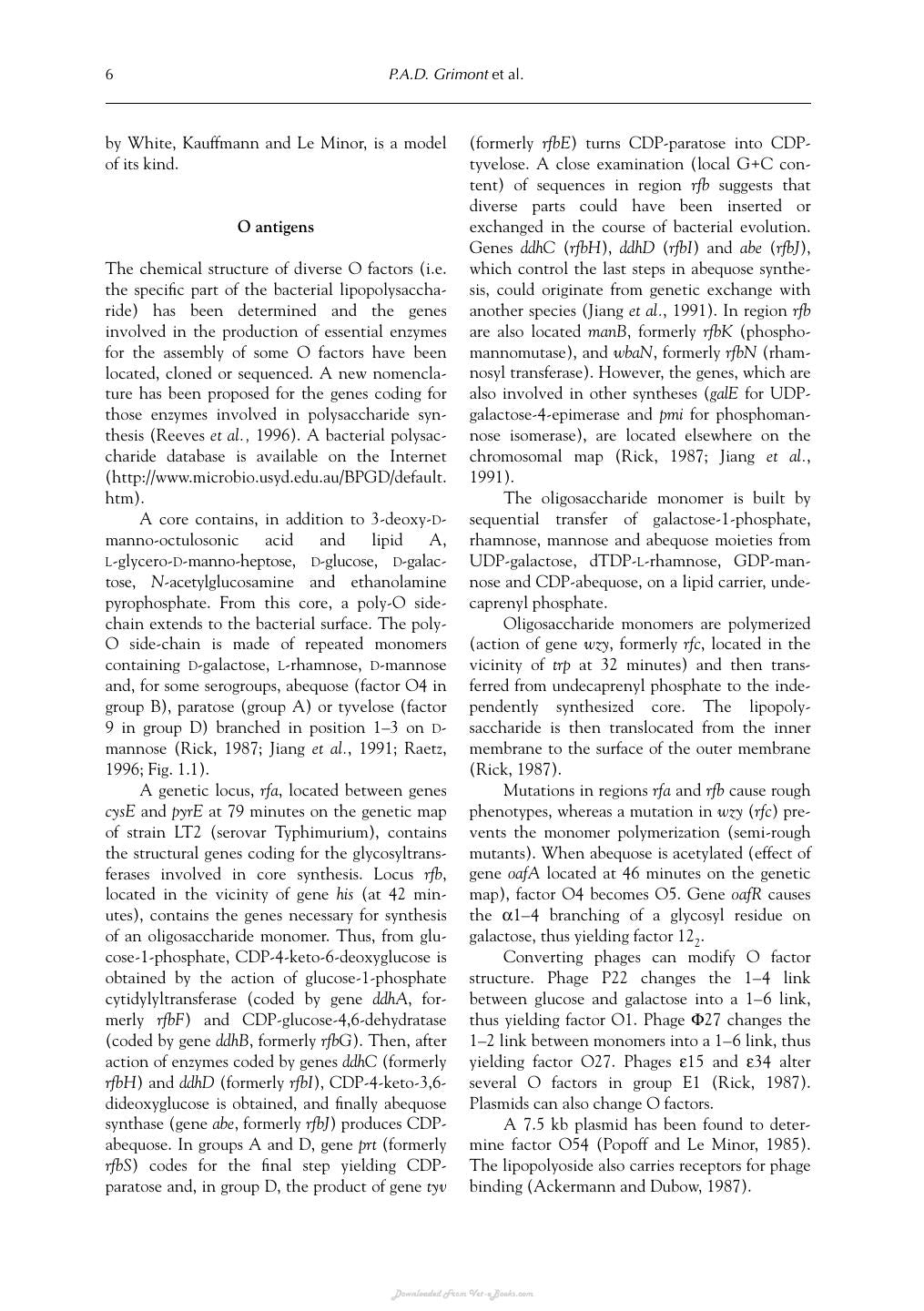 Salmonella In Domestic Animals