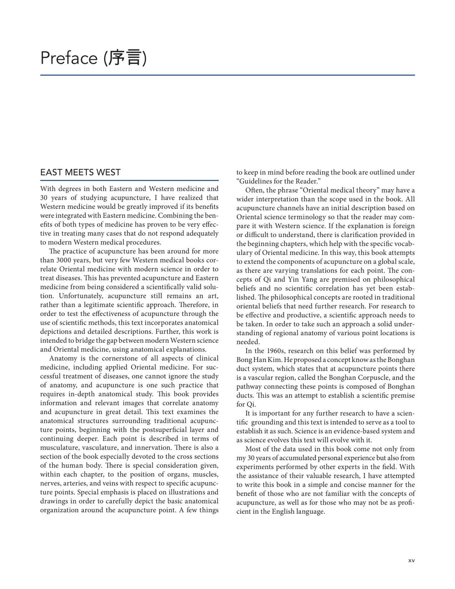 Preview page of Acupuncture Anatomy: Regional Micro-Anatomy and Systemic Acupuncture Networks