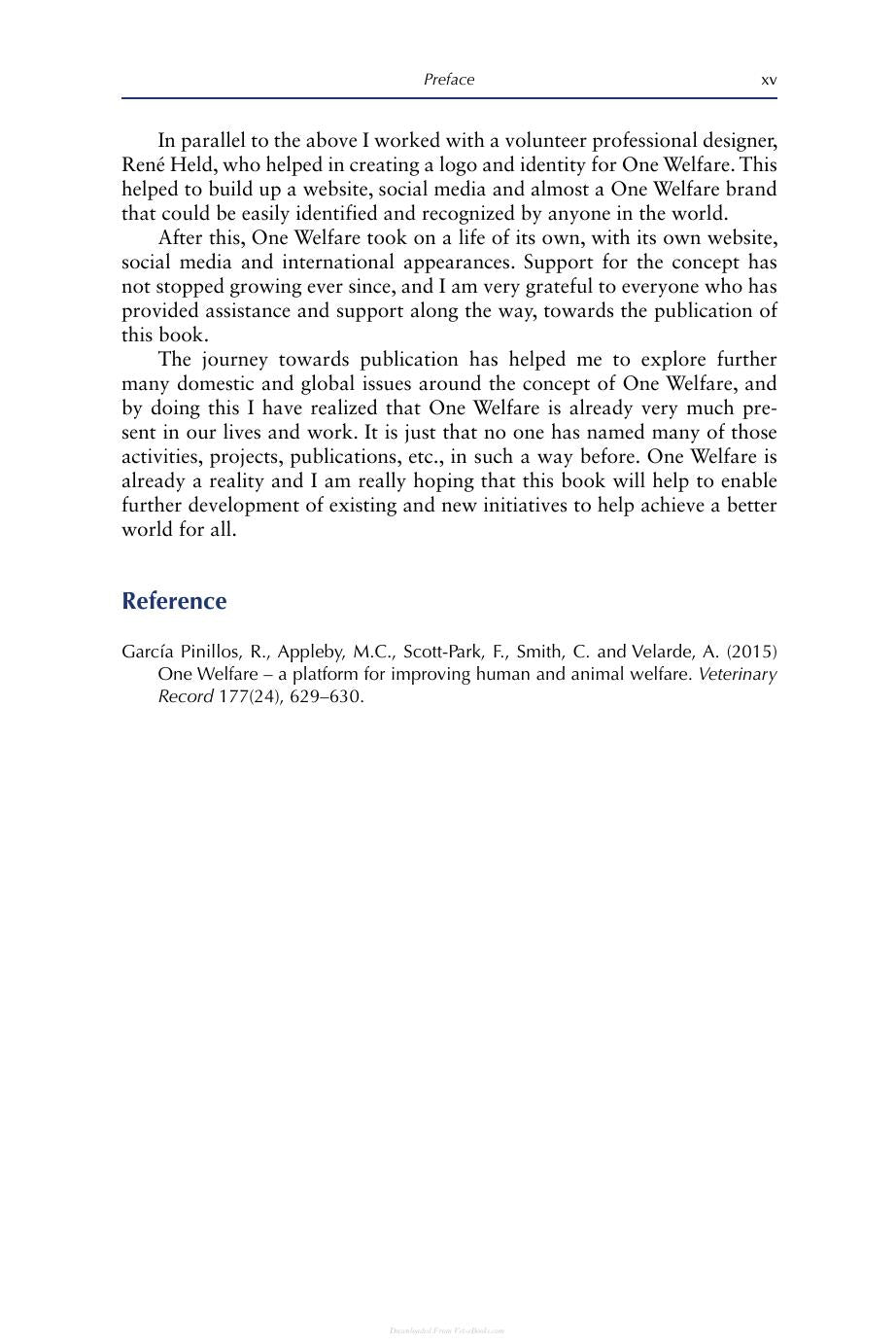 One Welfare A Framework To Improve Animal Welfare And Human Well Being