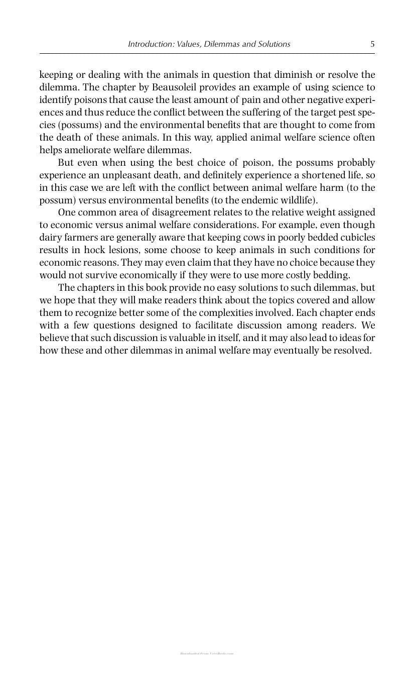 Dilemmas In Animal Welfare