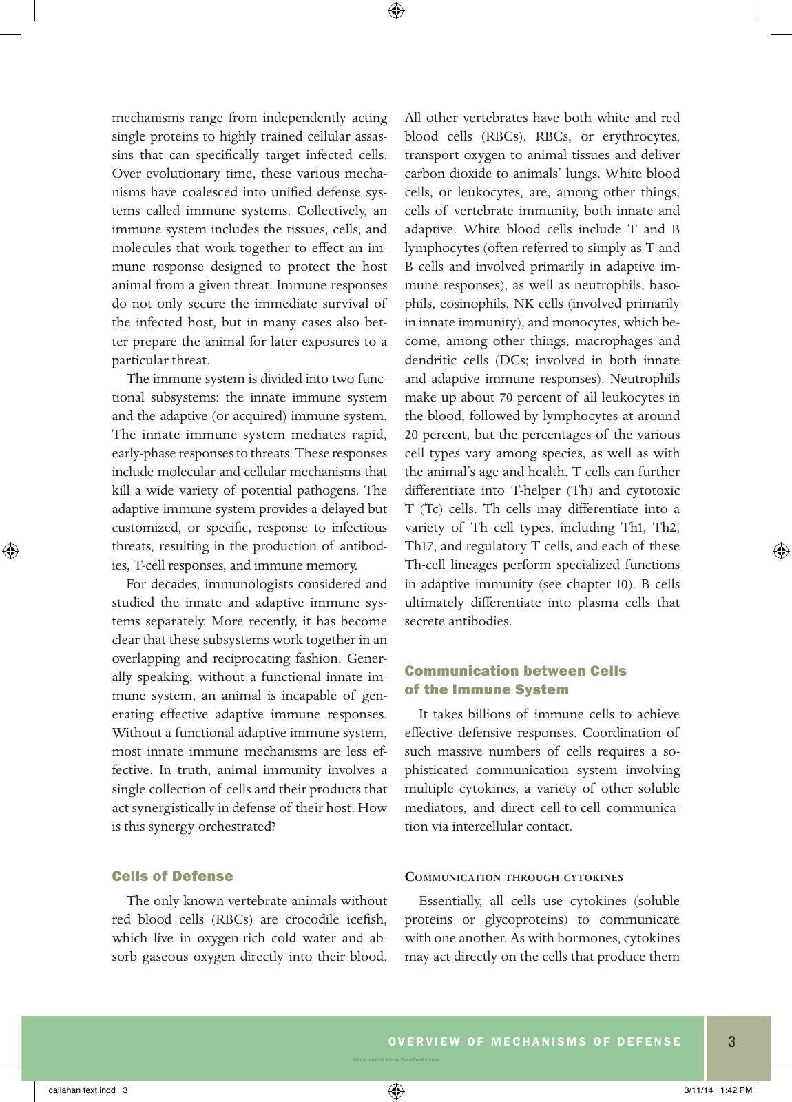 Basic Veterinary Immunology