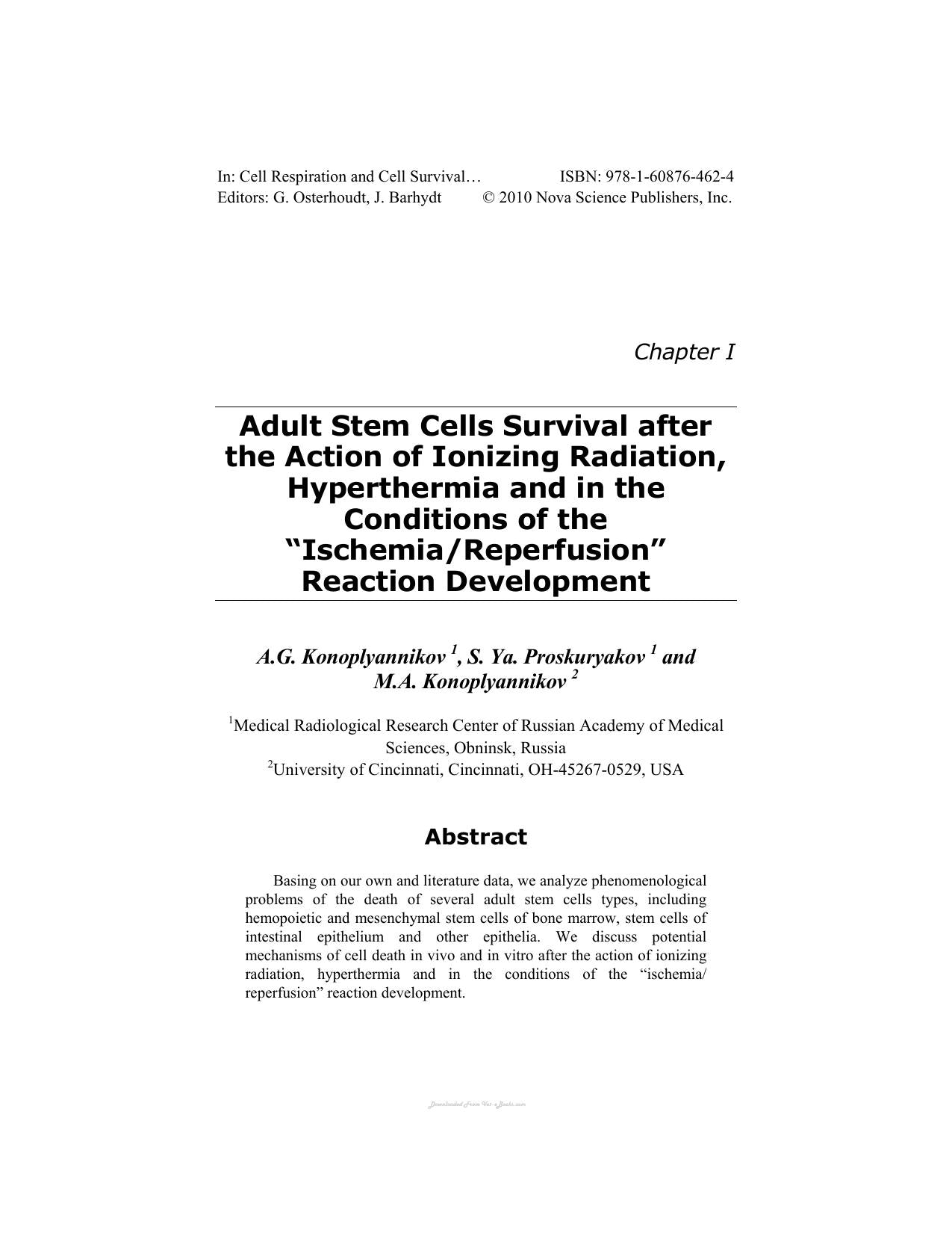 Cell Respiration And Cell Survival Processes Types And Effects