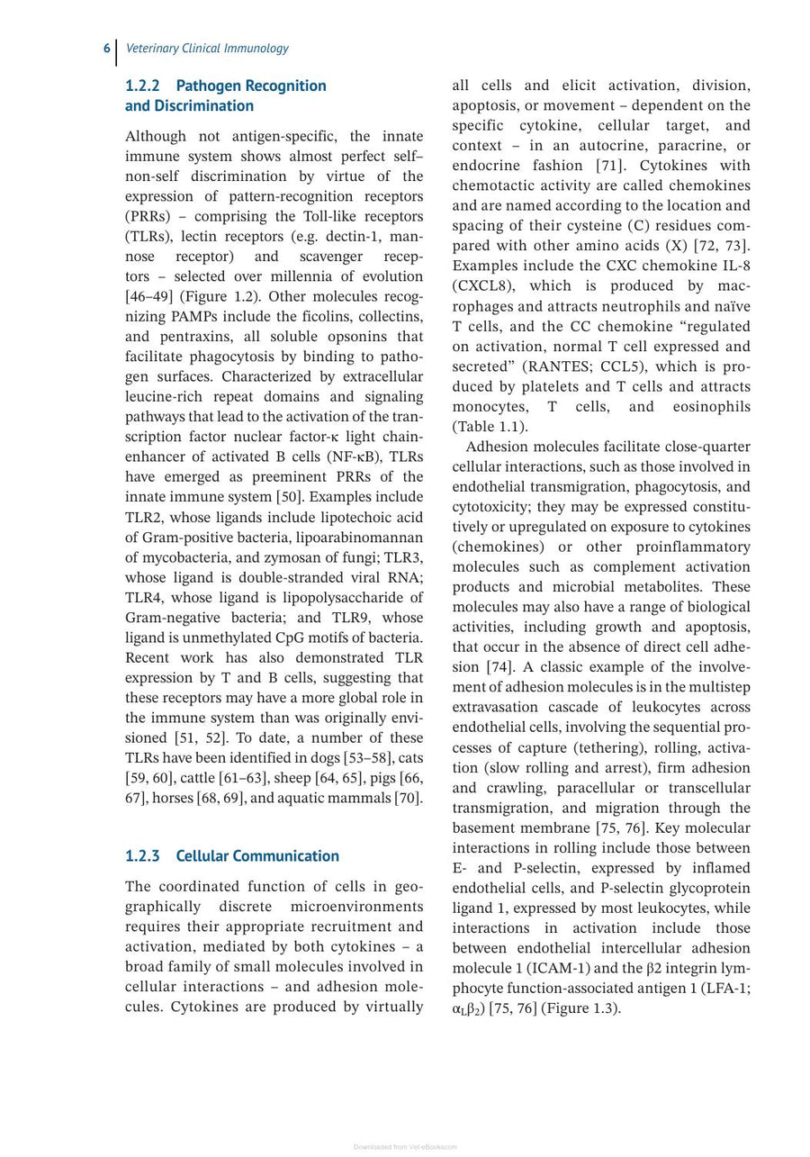 Preview page of Veterinary Clinical Immunology