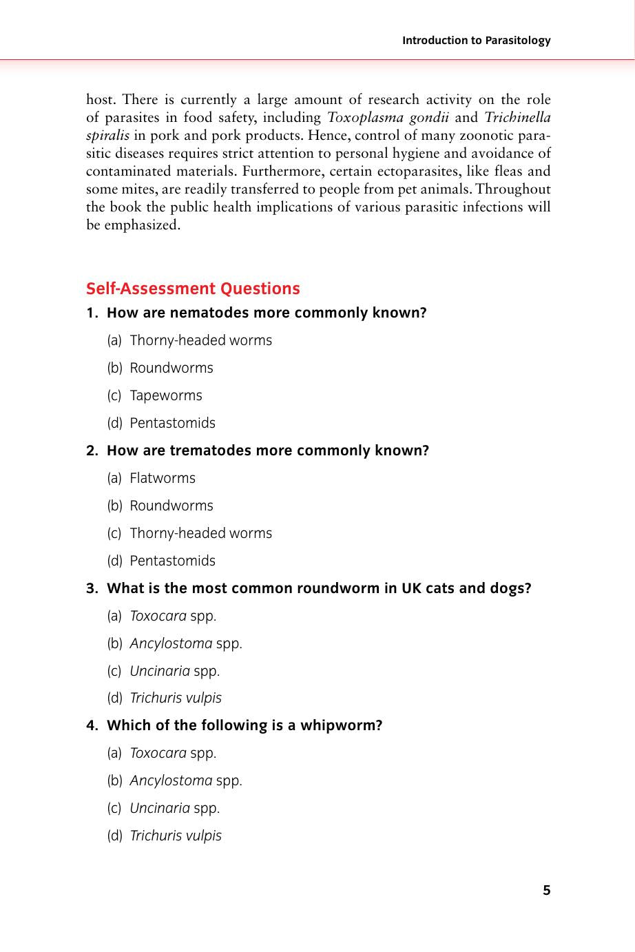 Parasites And Pets A Veterinary Nursing Guide