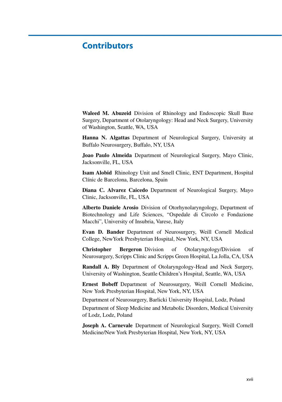 Preview page of Endoscopic Transorbital Surgery of the Orbit, Skull Base and Brain