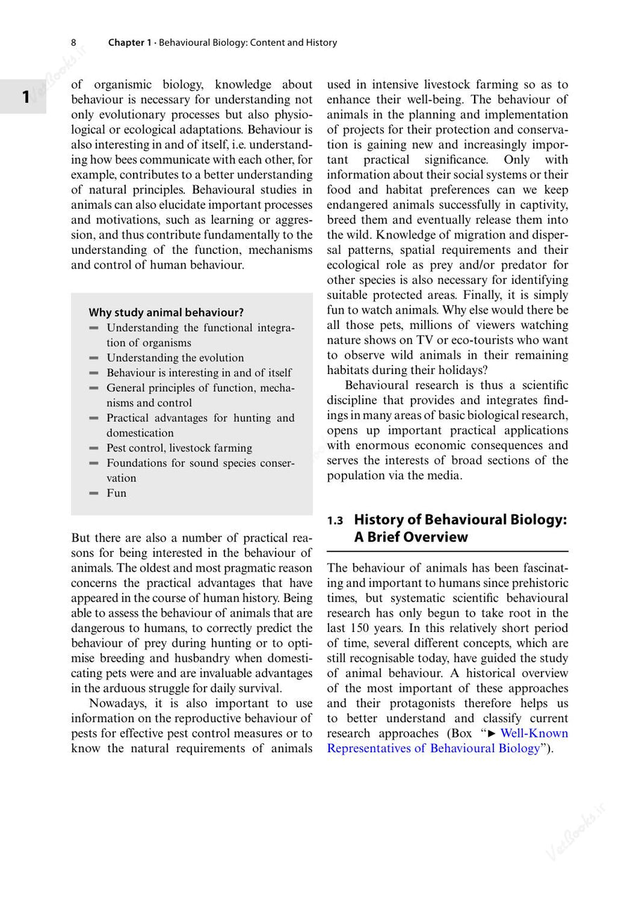 Preview page of Animal Behaviour: An Evolutionary Perspective