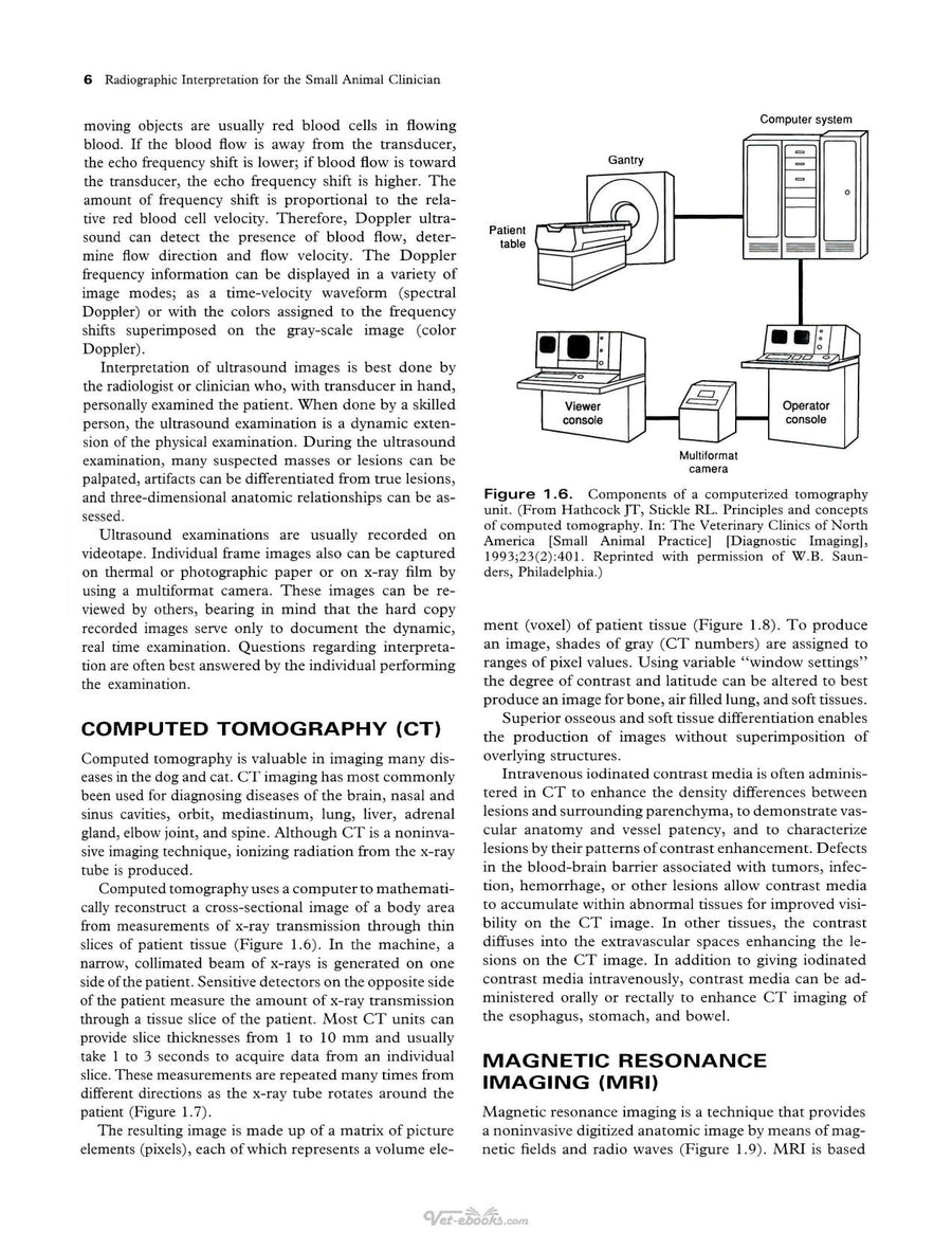 Preview page of Radiographic Interpretation for the Small Animal Clinician 2nd Edition