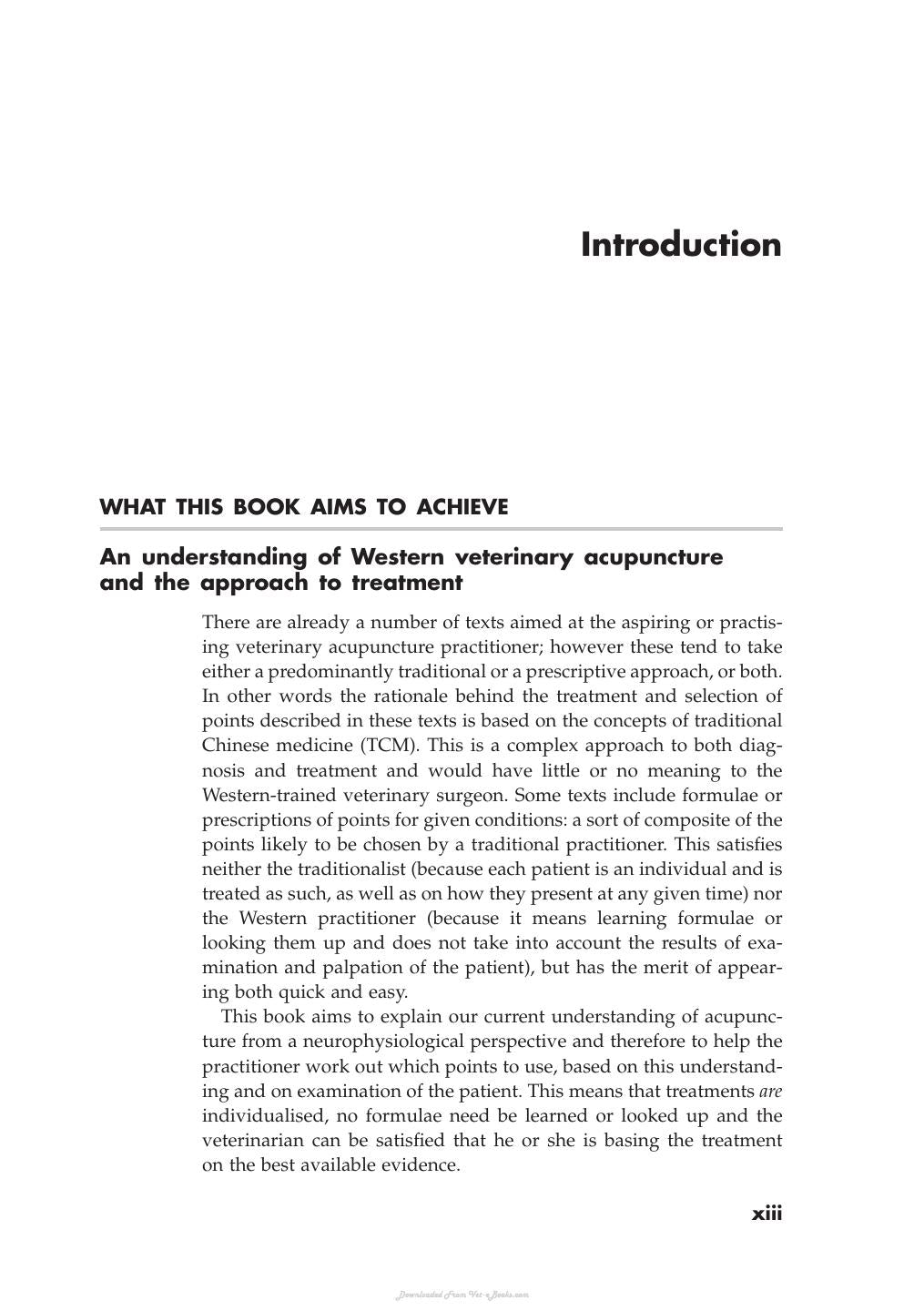 Essentials Of Western Veterinary Acupuncture
