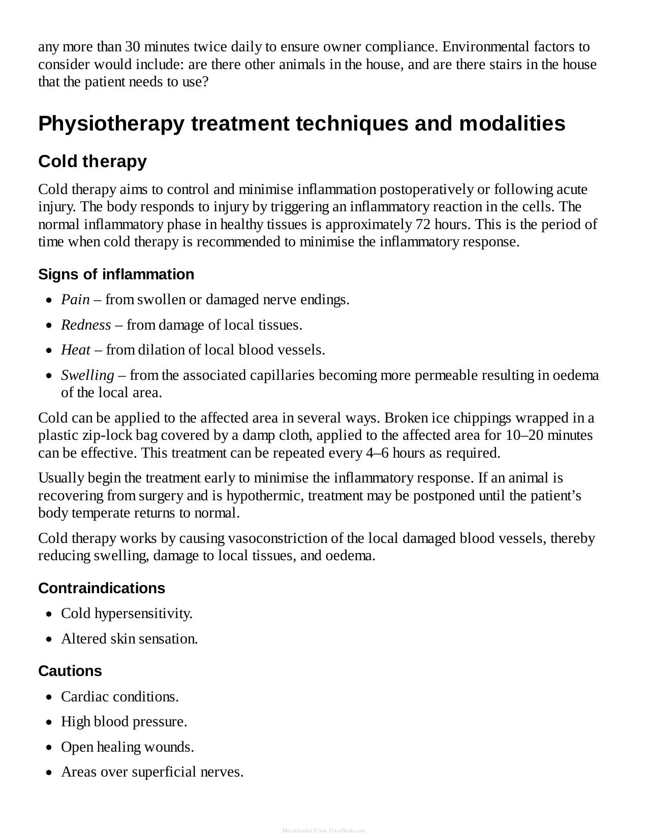 Practical Physiotherapy For Veterinary Nurses