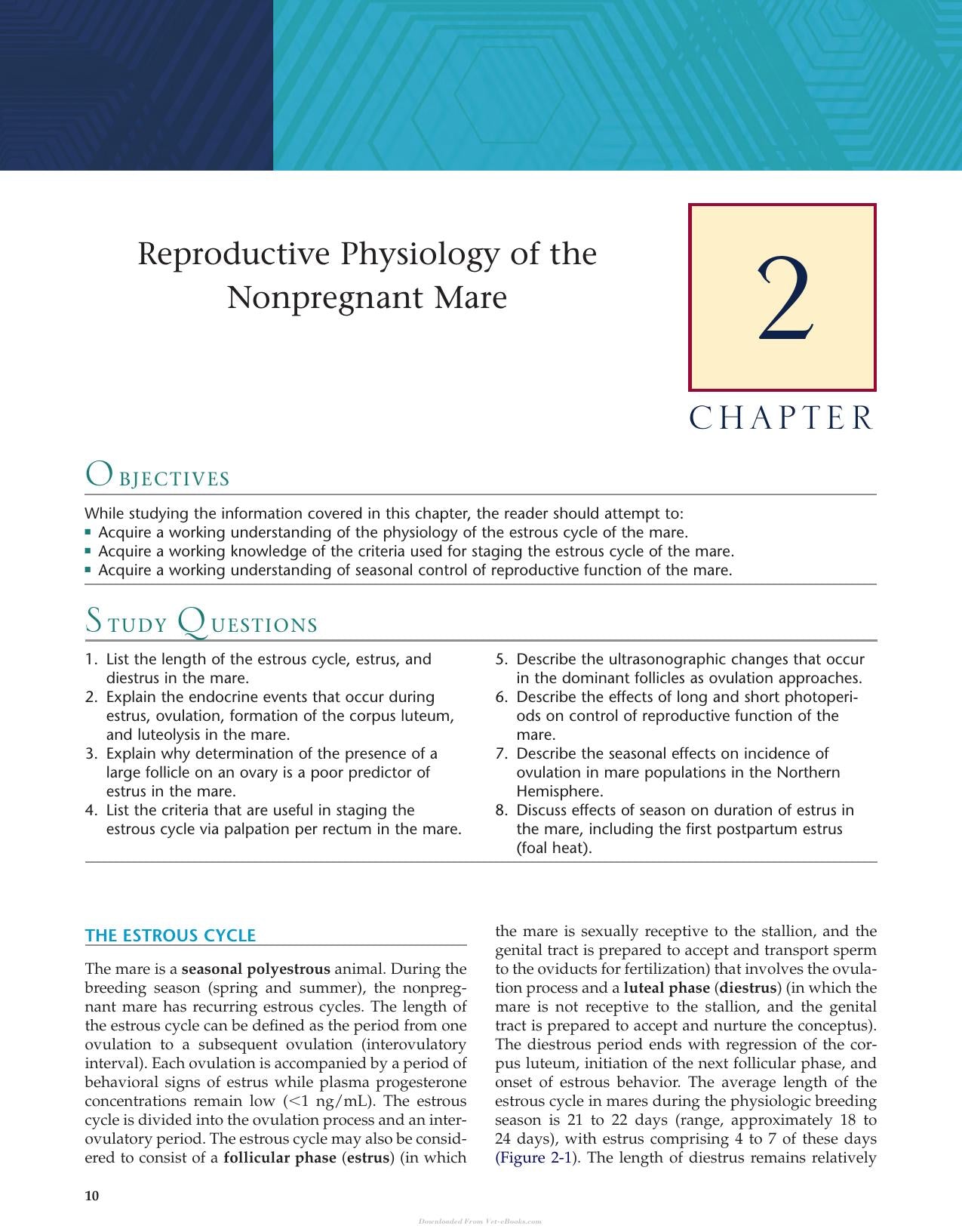 Manual Of Equine Reproduction 3Rd Edition