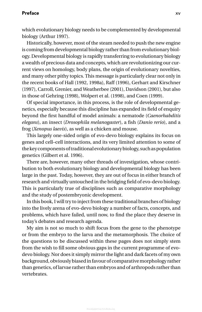 The Development Of Animal Form Ontogeny Morphology And Evolution