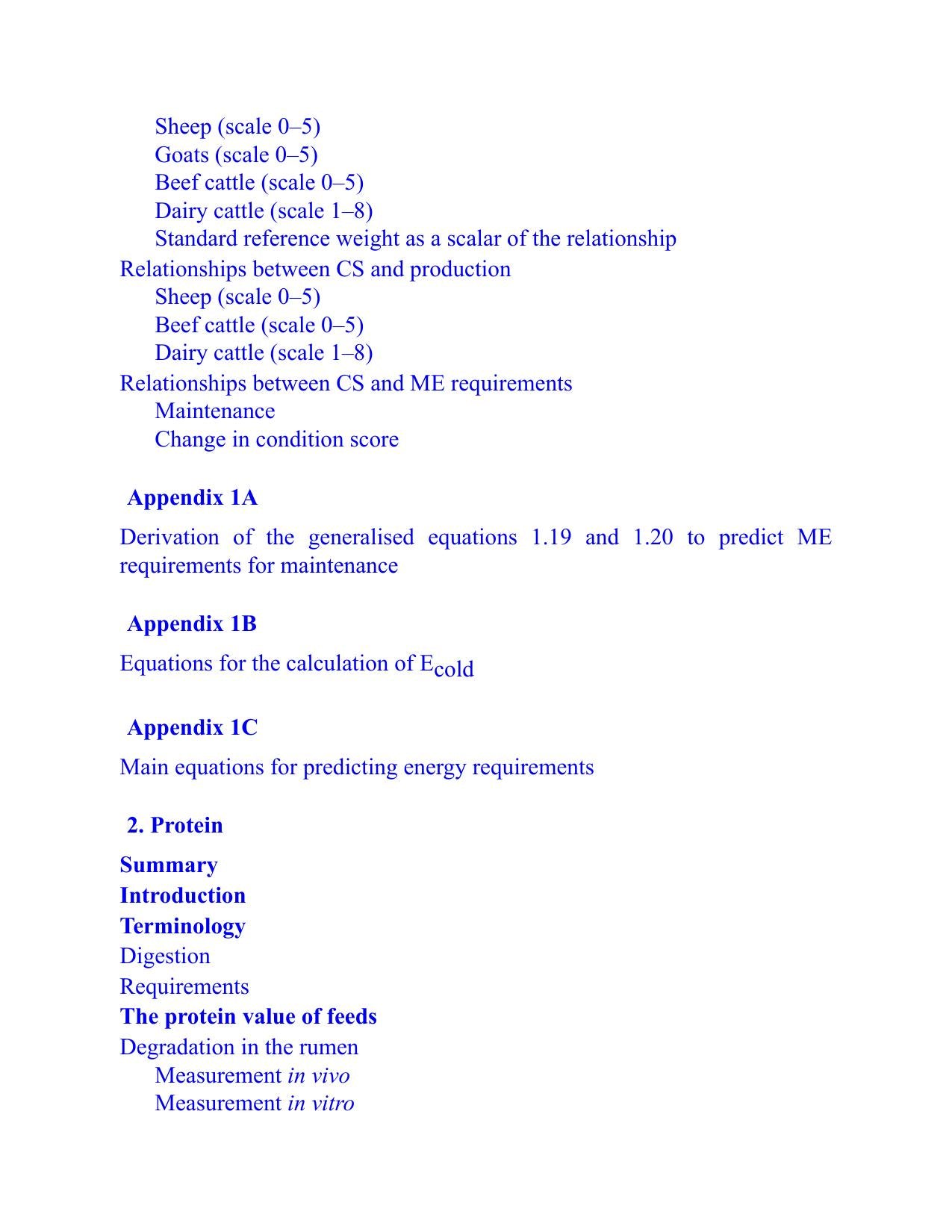 Nutrient Requirements Of Domesticated Ruminants