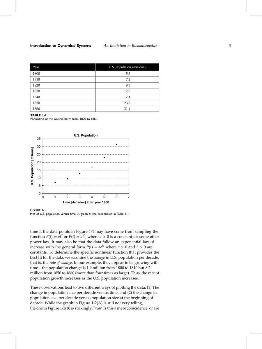 Preview page of An Invitation to Biomathematics