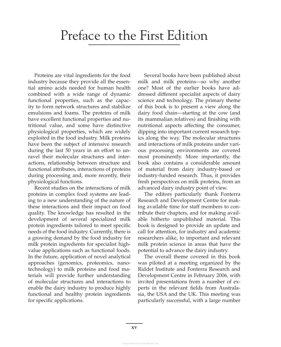 Milk Proteins From Expression To Food 2Nd Edition