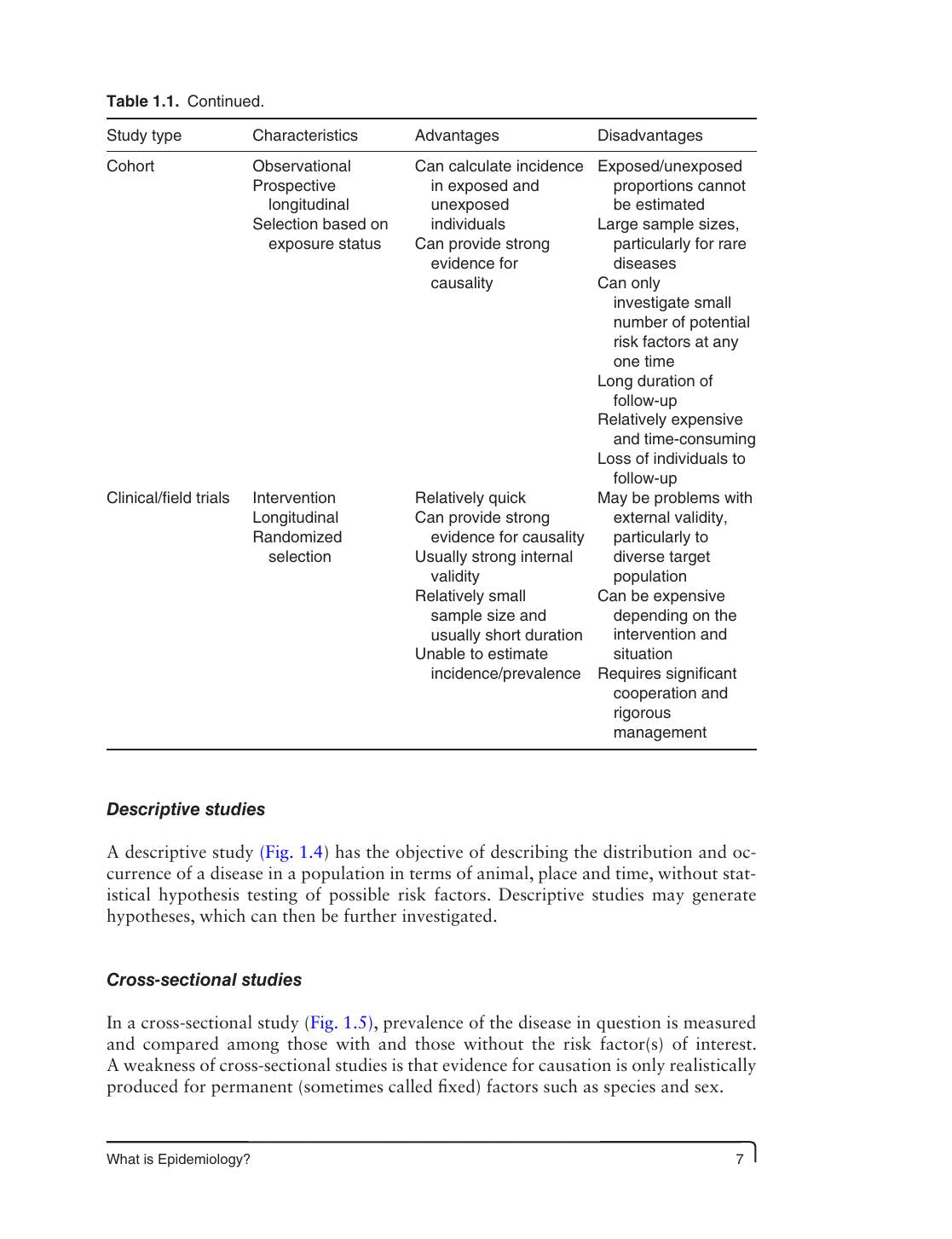 Epidemiology For Field Veterinarians An Introduction