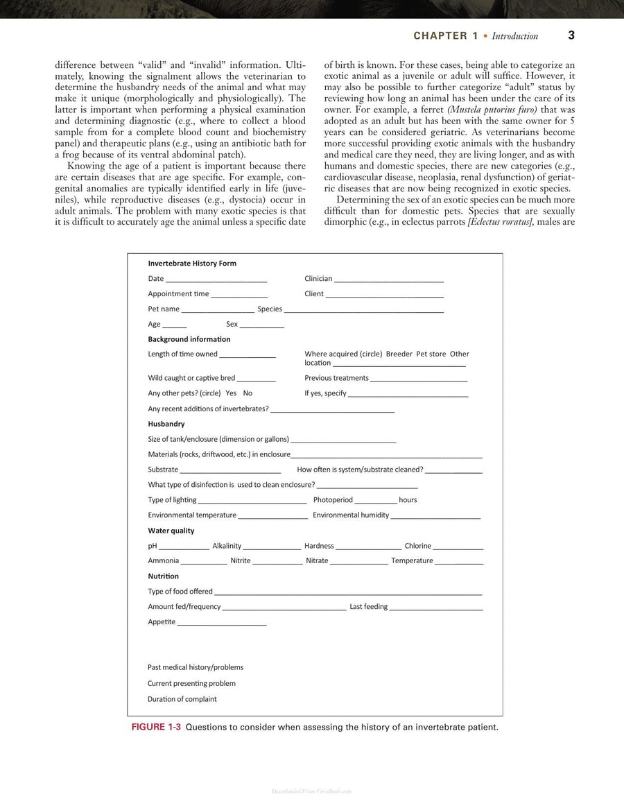 Preview page of Current Therapy in Exotic Pet Practice