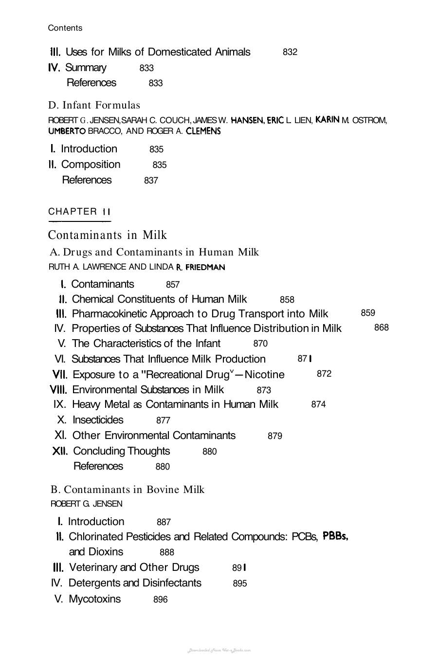 Handbook Of Milk Composition