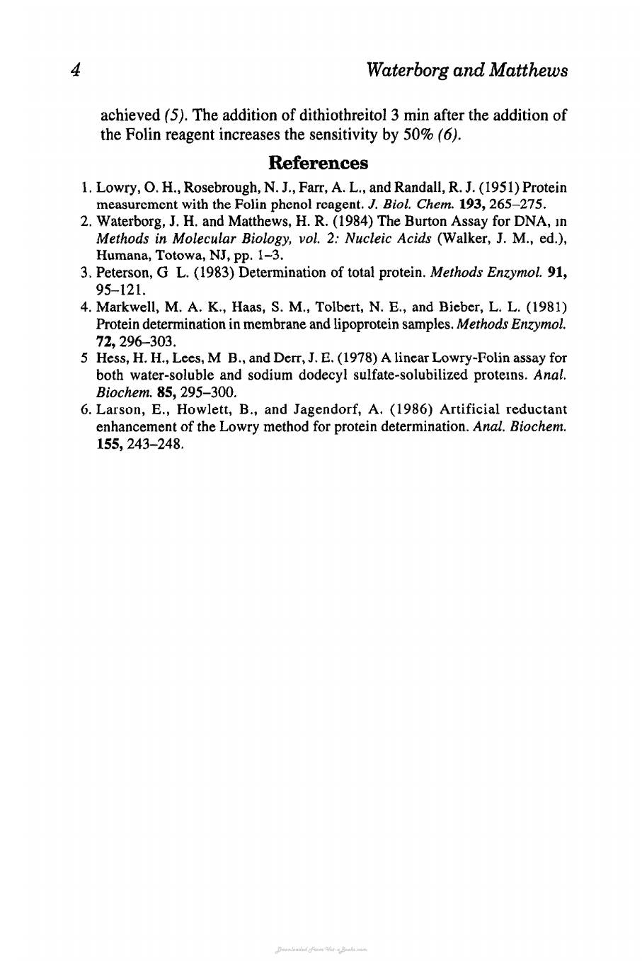 Basic Protein And Peptide Protocols