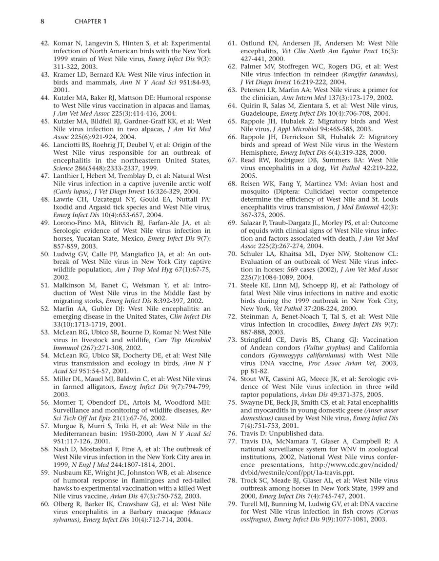 Preview page of Zoo and Wild Animal Medicine Current Therapy 6th Edition