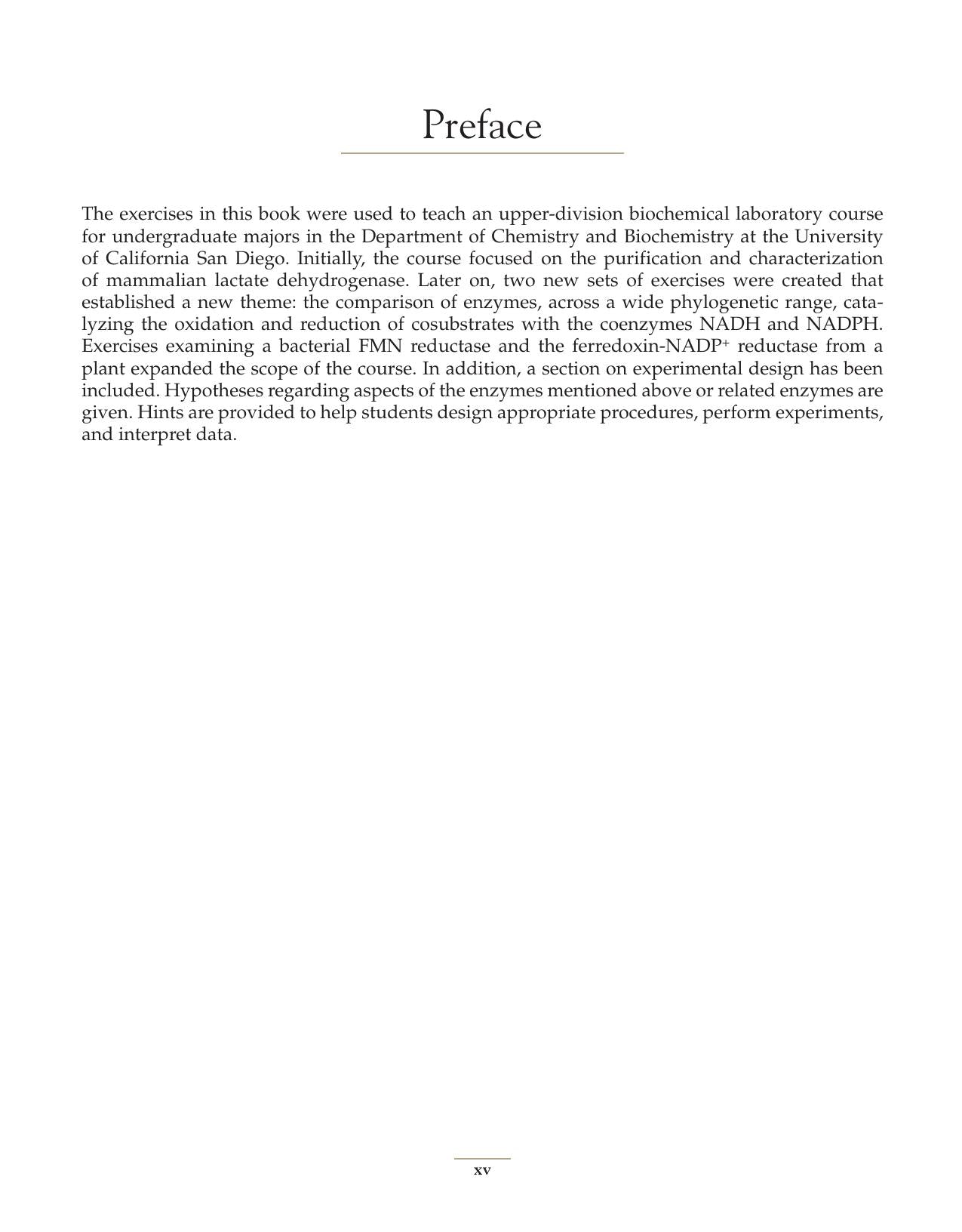 Experiments In The Purification And Characterization Of Enzymes A Laboratory Manual