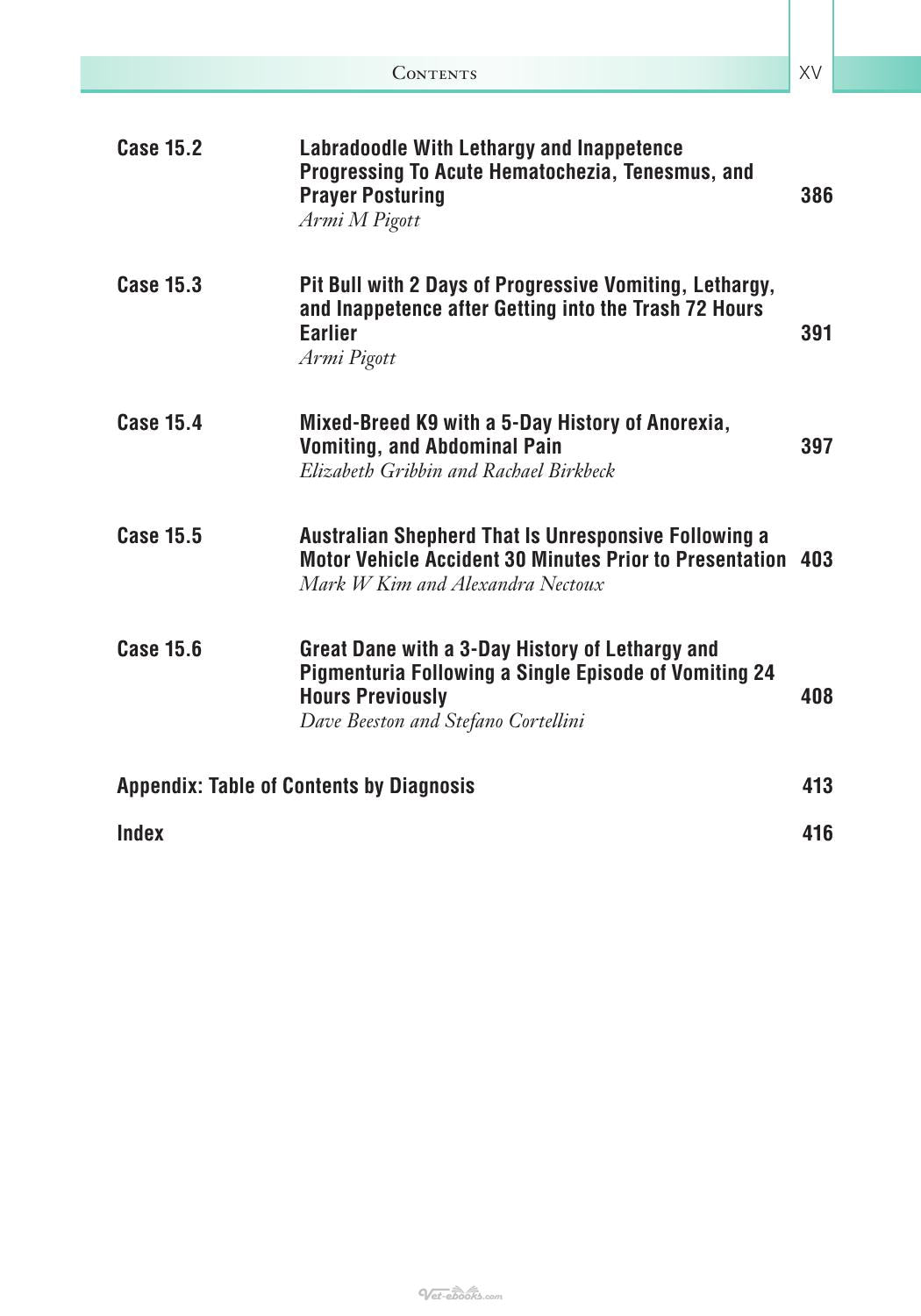 Case Studies In Small Animal Point Of Care Ultrasound A Color Handbook