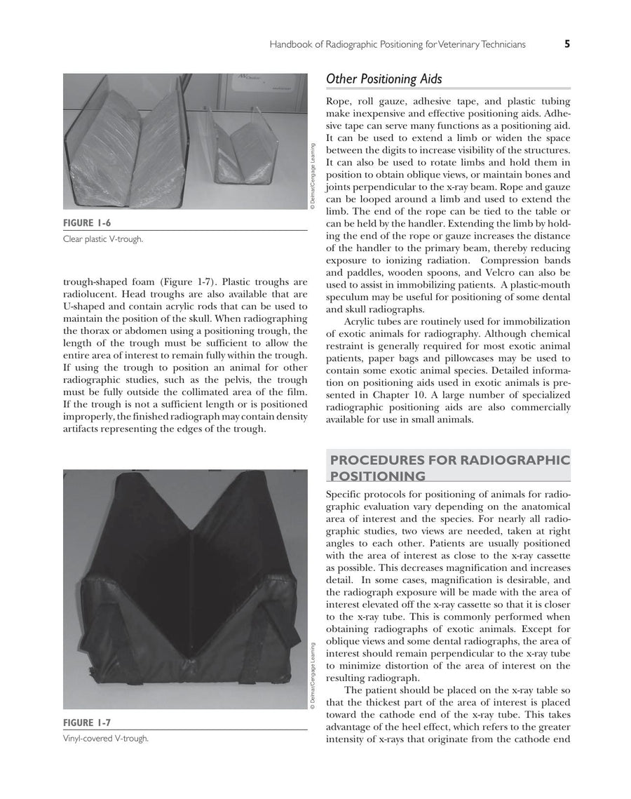 Preview page of Handbook of Radiographic Positioning for Veterinary Technicians