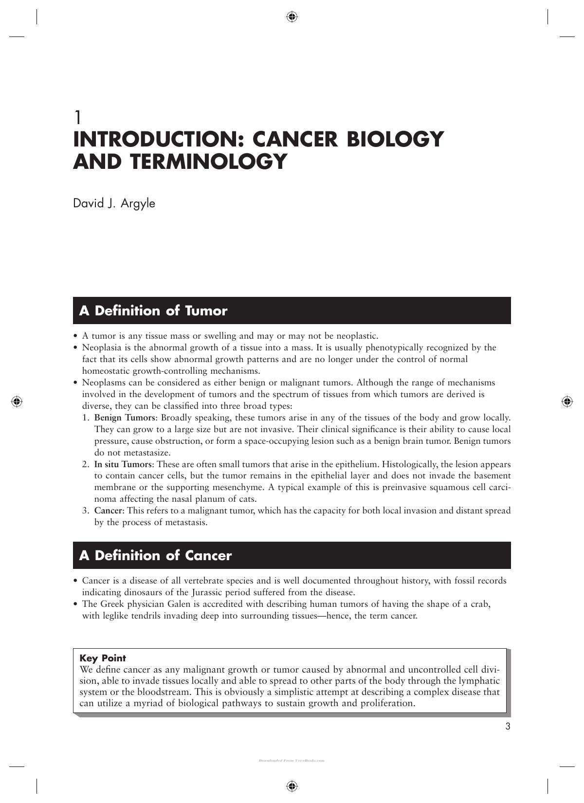 Decision Making In Small Animal Oncology