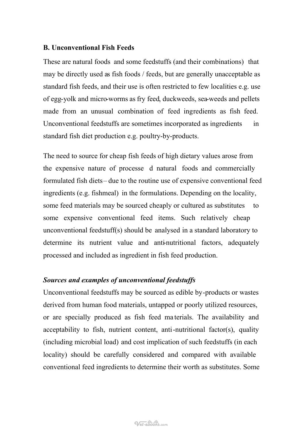 Aquafeed Production Economics And Health Impact On Fish Management