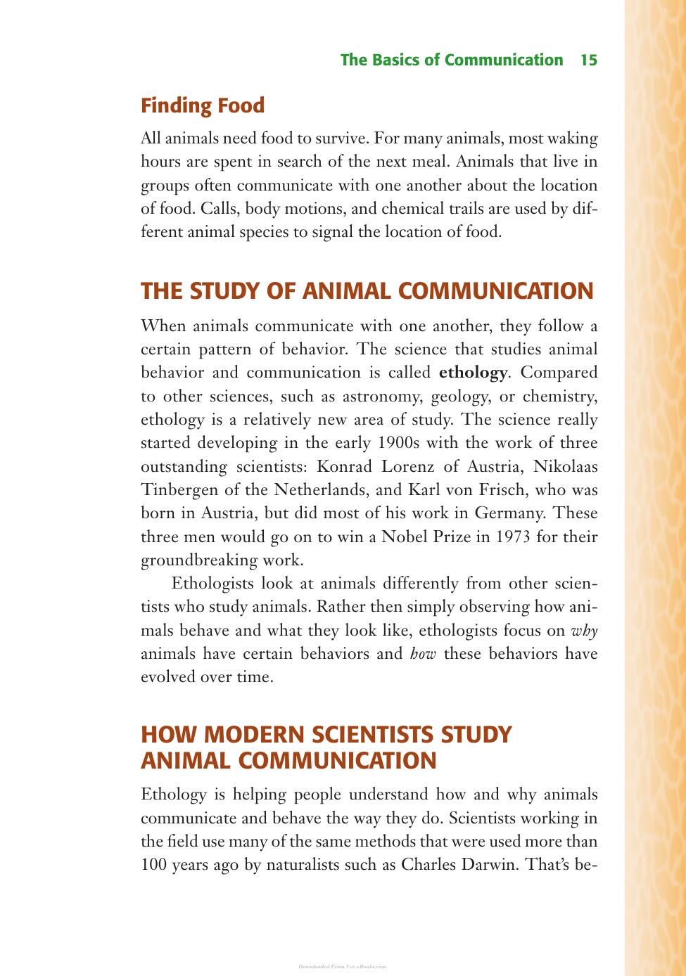 Animal Behavior Animal Communication
