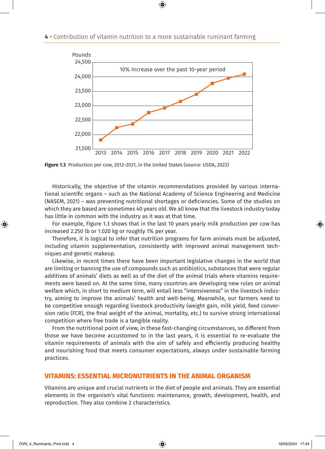 Optimum Vitamin Nutrition For More Sustainable Ruminant Farming