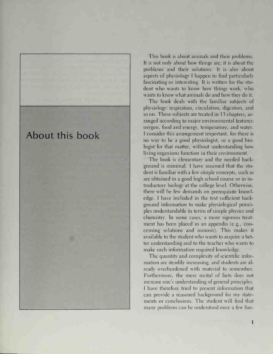 Preview page of Animal Physiology: Adaptation and Environment 2nd Edition