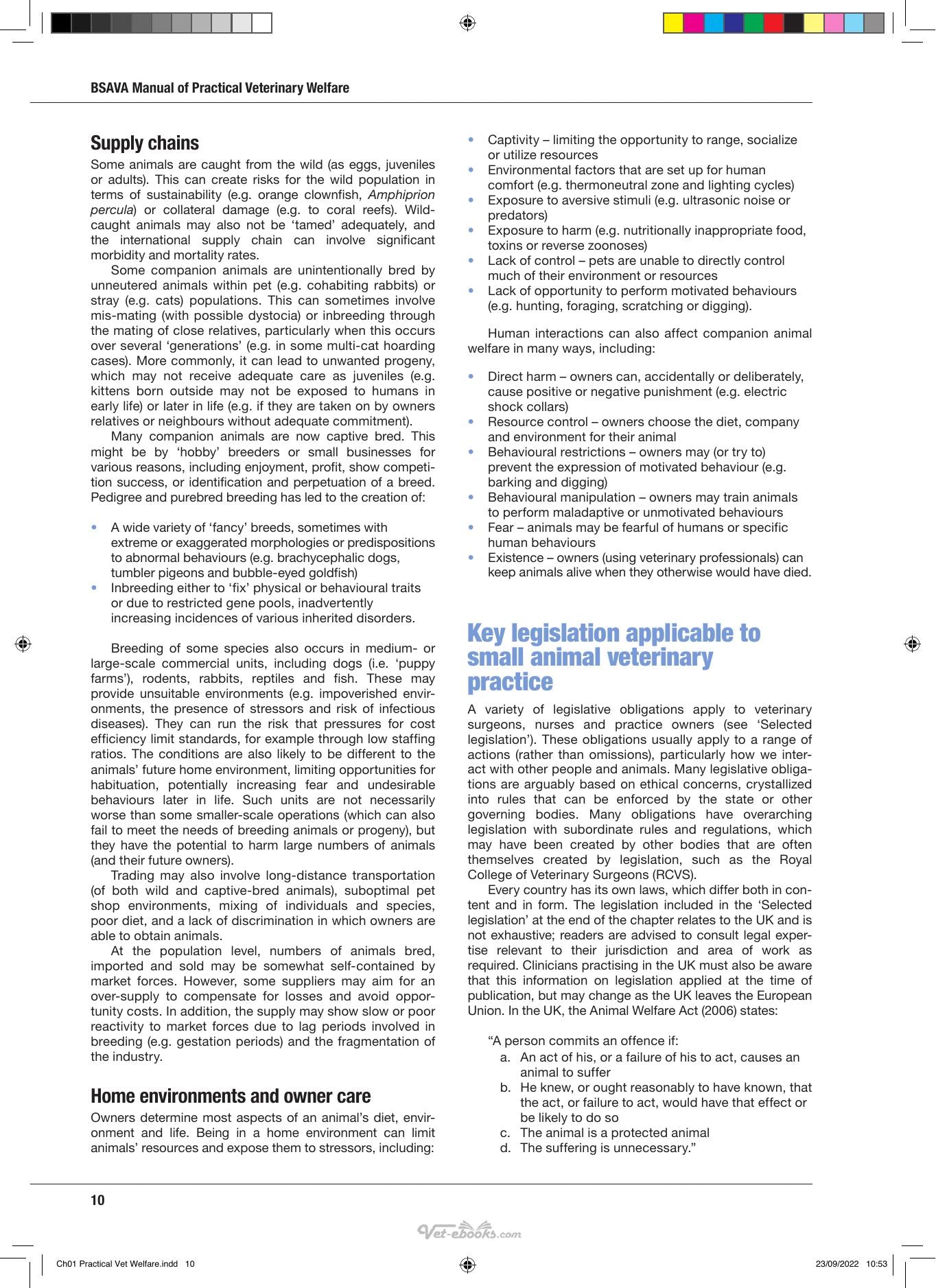 Bsava Manual Of Practical Veterinary Welfare