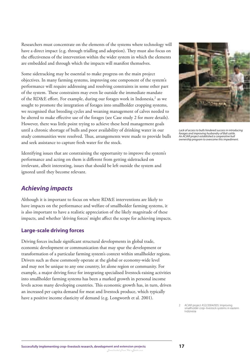 Beef Production In Crop Livestock Systems Simple Approaches For Complex Problems
