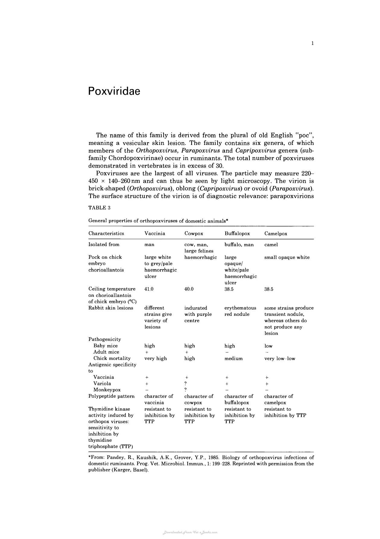 Virus Infections Of Ruminants
