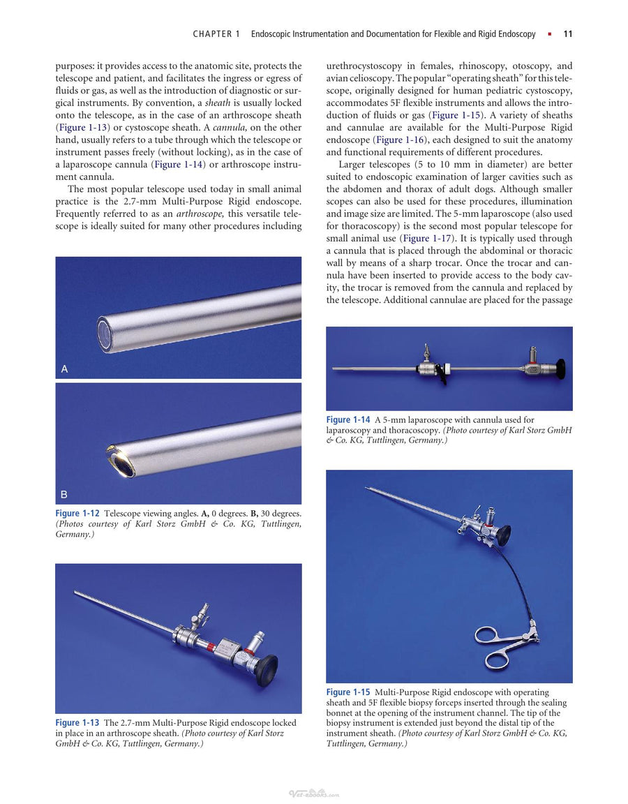 Preview page of Small Animal Endoscopy 3rd Edition