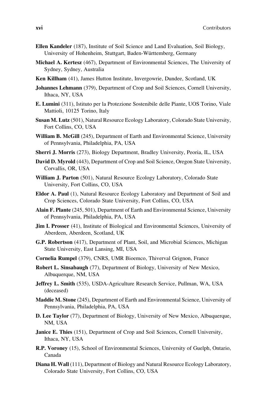 Soil Microbiology Ecology And Biochemistry 2015