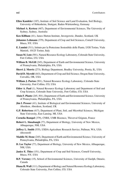 Soil Microbiology Ecology and Biochemistry 2015